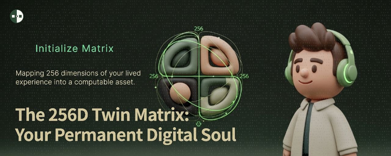 The 256D Twin Matrix: Your Permanent Digital Soul